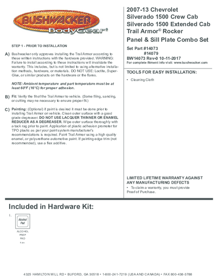 Installation Manual